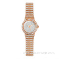 BS 1101 Luxury Ladies Gold Wristwatch Full Diamond Women Watch Bracelet Rhinestones Steel Watch Strap Luxury Watches